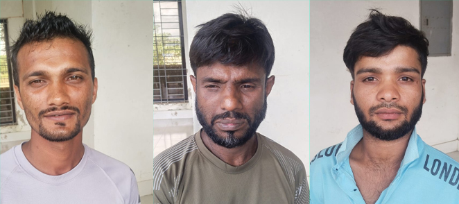 শাহপরাণে কোটি টাকার চোরাই পণ্যসহ আটক ৩